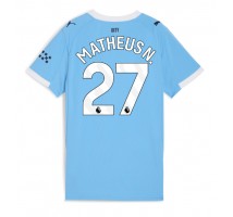Manchester City Matheus Nunes #27 Koszulka Podstawowa damskie 2025-26 Krótki Rękaw